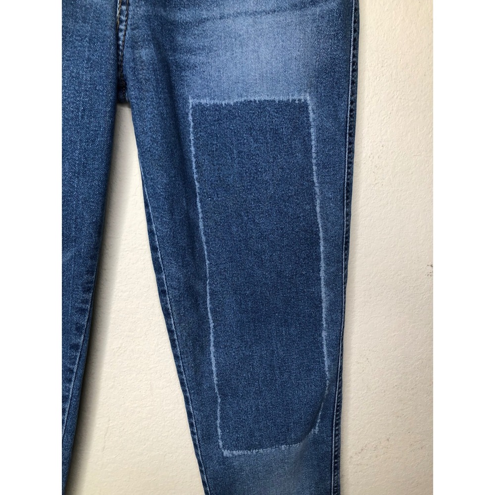 Levi's Signature Women's Heritage Boyfriend Jeans Blue Patchwork‎ Cuffed W29/L25 - Picture 9 of 16